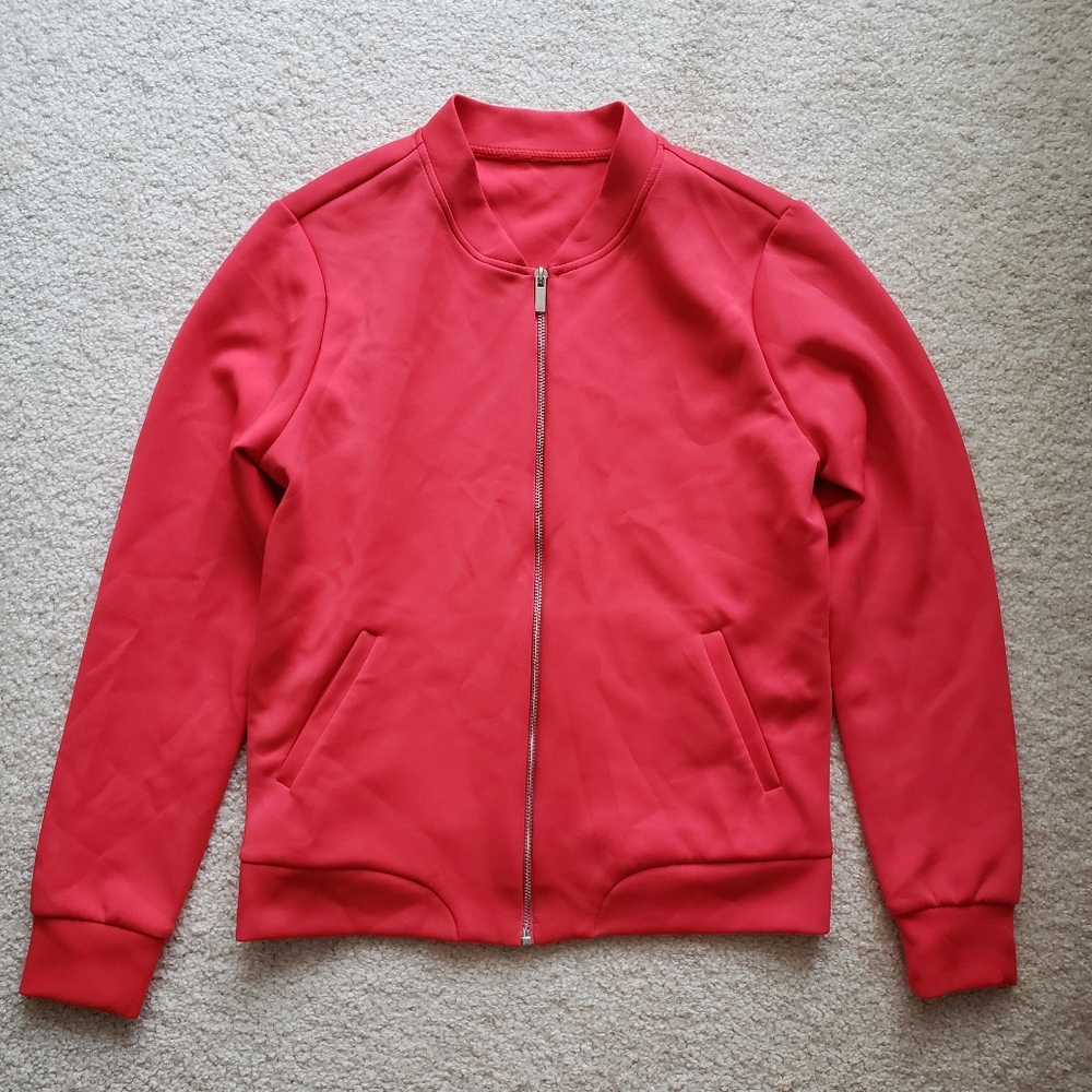 Red Bomber Jacket Women’s